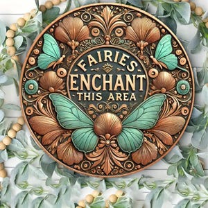 Enchanted Fairies Butterflies, Hummingbirds and Bees with Flowers- Digital Download Canvas Print, Wall Art, Junk Journal, Cottage Core, DIY