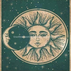 The Sun Watches What I Do But AI Created One of a Kind Digital Download Canvas Poster Wall Art Print DIY Printable Gift Make Your Own Crafts