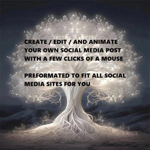 Crea, modifica, anima e pubblica sul sito dei social media. Non è richiesto alcun account Canva: download digitale del design Canva preformattato completamente modificabile.
