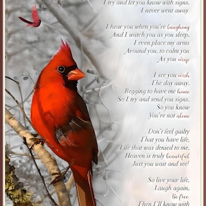As I Sit In Heaven Soothing Poem for Grieving Loved One - AI Created One of a Kind Digital Download Print - Canvas Poster Art - DIY Gift