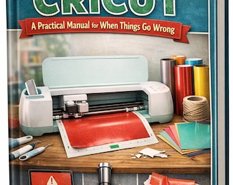 Surviving Your Cricut Manual – Cricut Troubleshooting Guide PDF – Fix Design Space, Cutting & Print Then Cut Errors – Digital Download