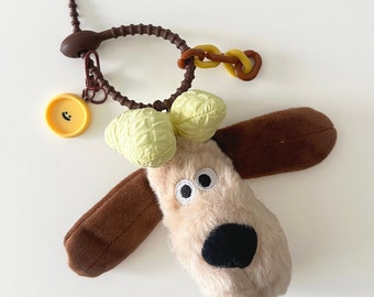 Playful Gromit Bag Charm: Perfect for Wallace & Gromit Fans