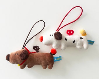 Playful Pooch Bag Charm - Your Bag's New Bestie!