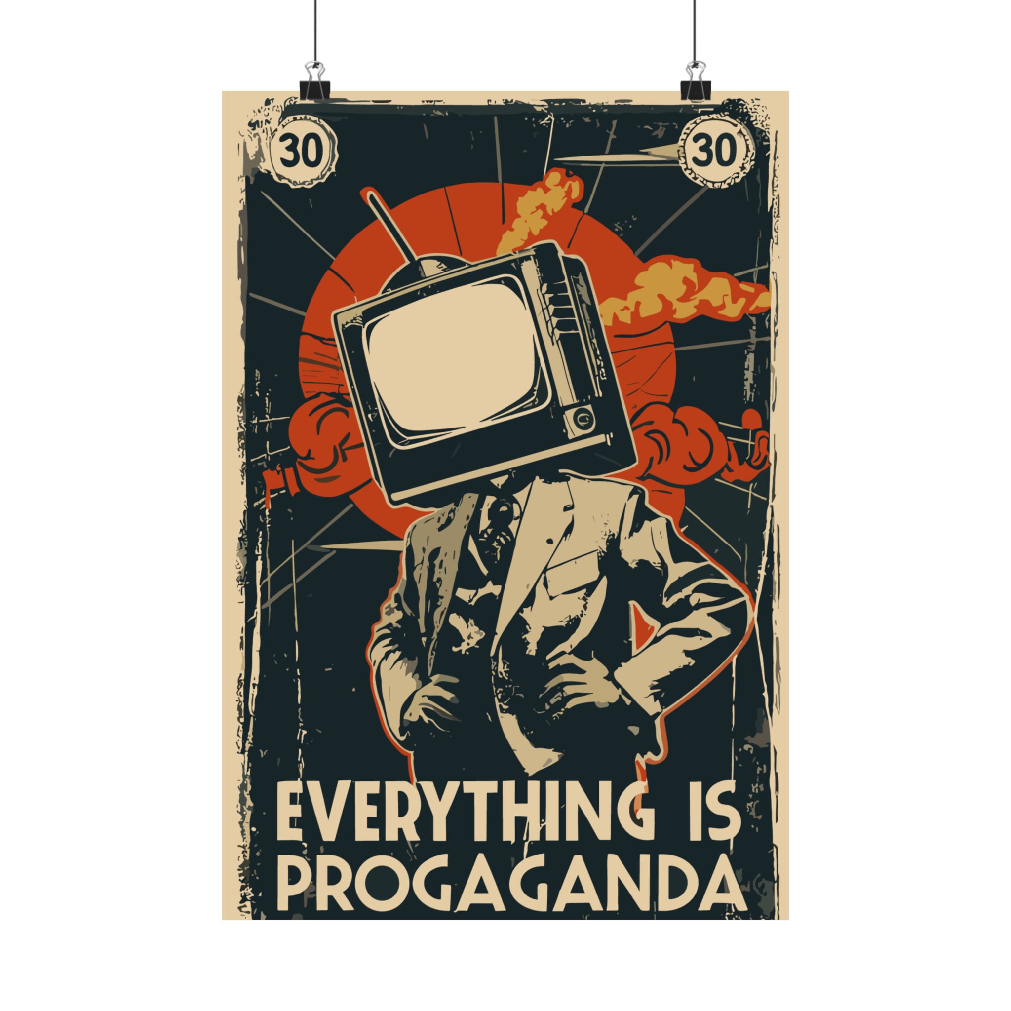 印刷物 FRAGMENT - Do Nothing Congress Hand Printed Poster Poster: We don't destroy; the first lesson in