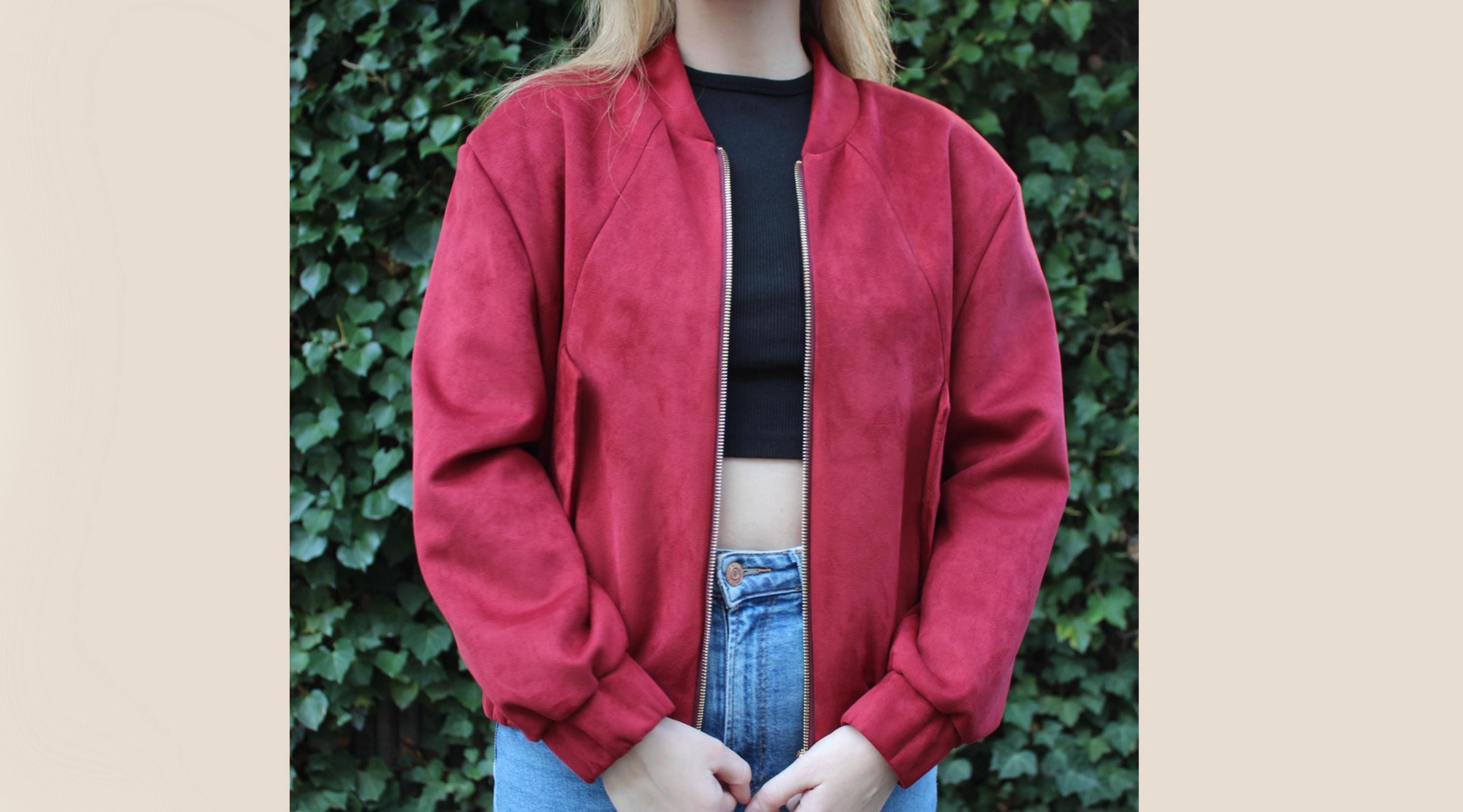 Bomber Jacket Beginner Friendly Women Pdf Sewing Pattern | XS-XL |easy ...