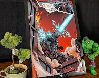 Godzilla Poster | Monster, Kaiju Kunstdruck