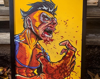 Invincible Poster | Superhero Comic Art Print
