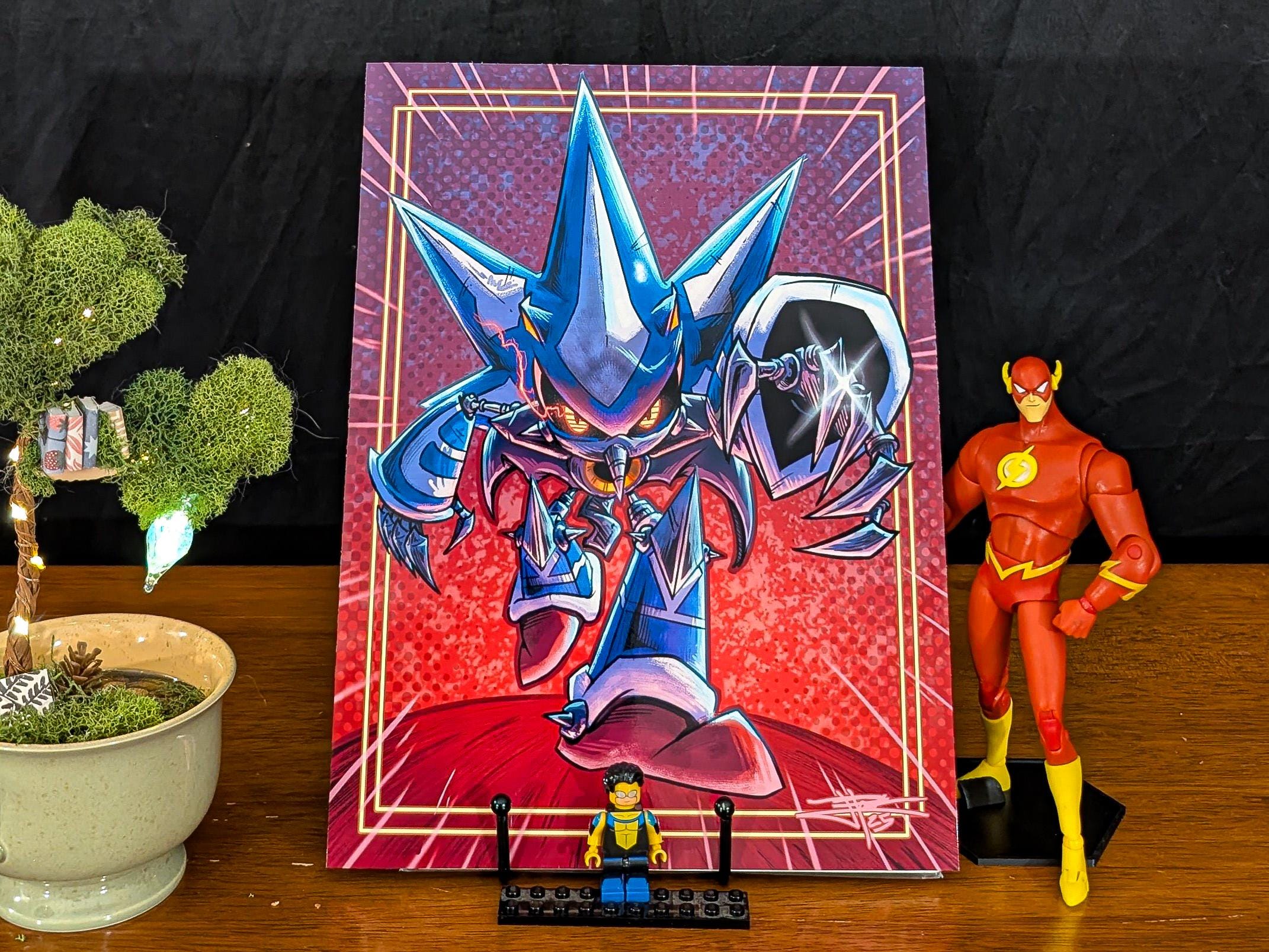 Neo Metal Sonic Poster | Sonic Video Game Art Print - Etsy