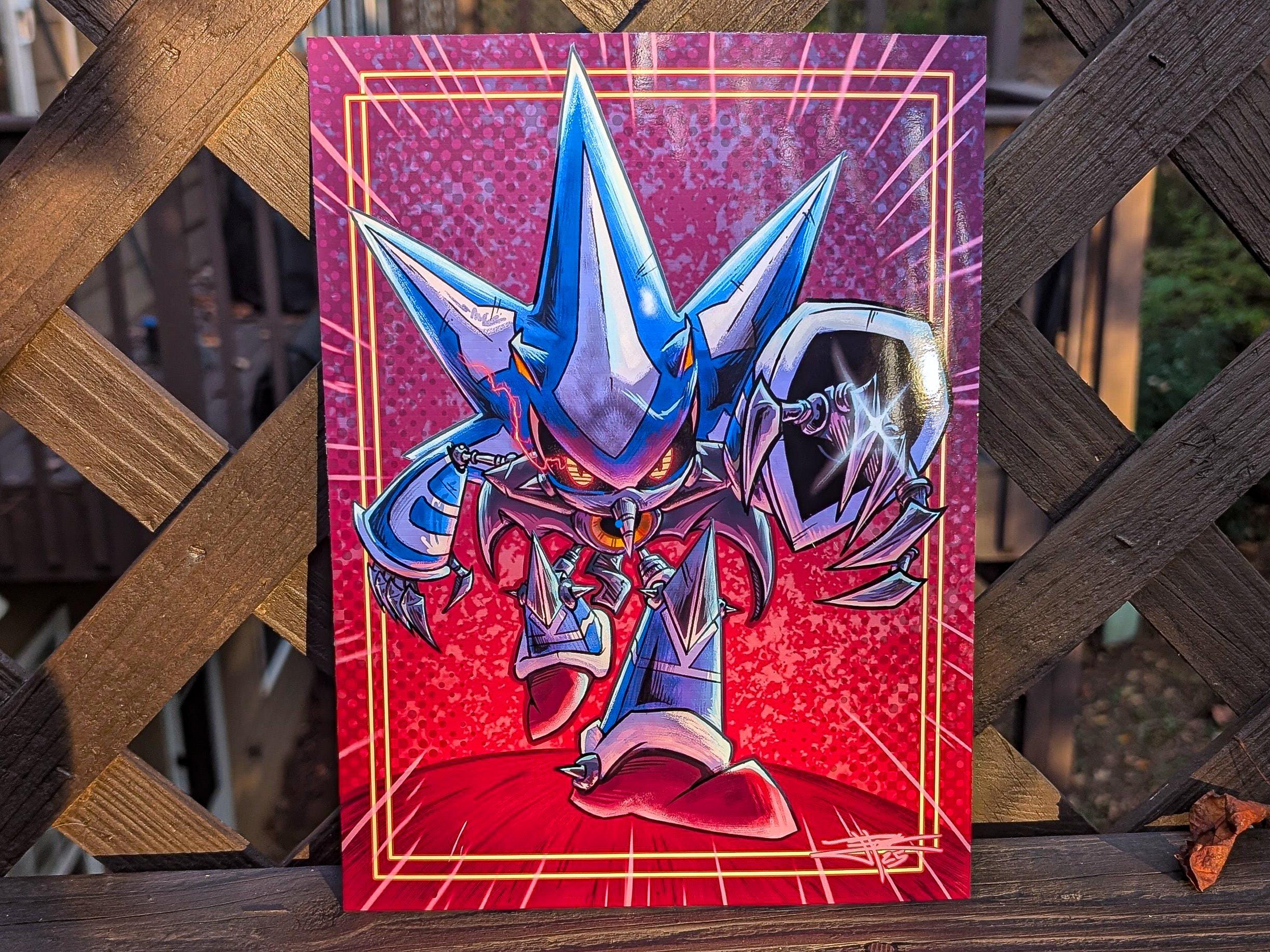 Neo Metal Sonic Poster | Sonic Video Game Art Print - Etsy