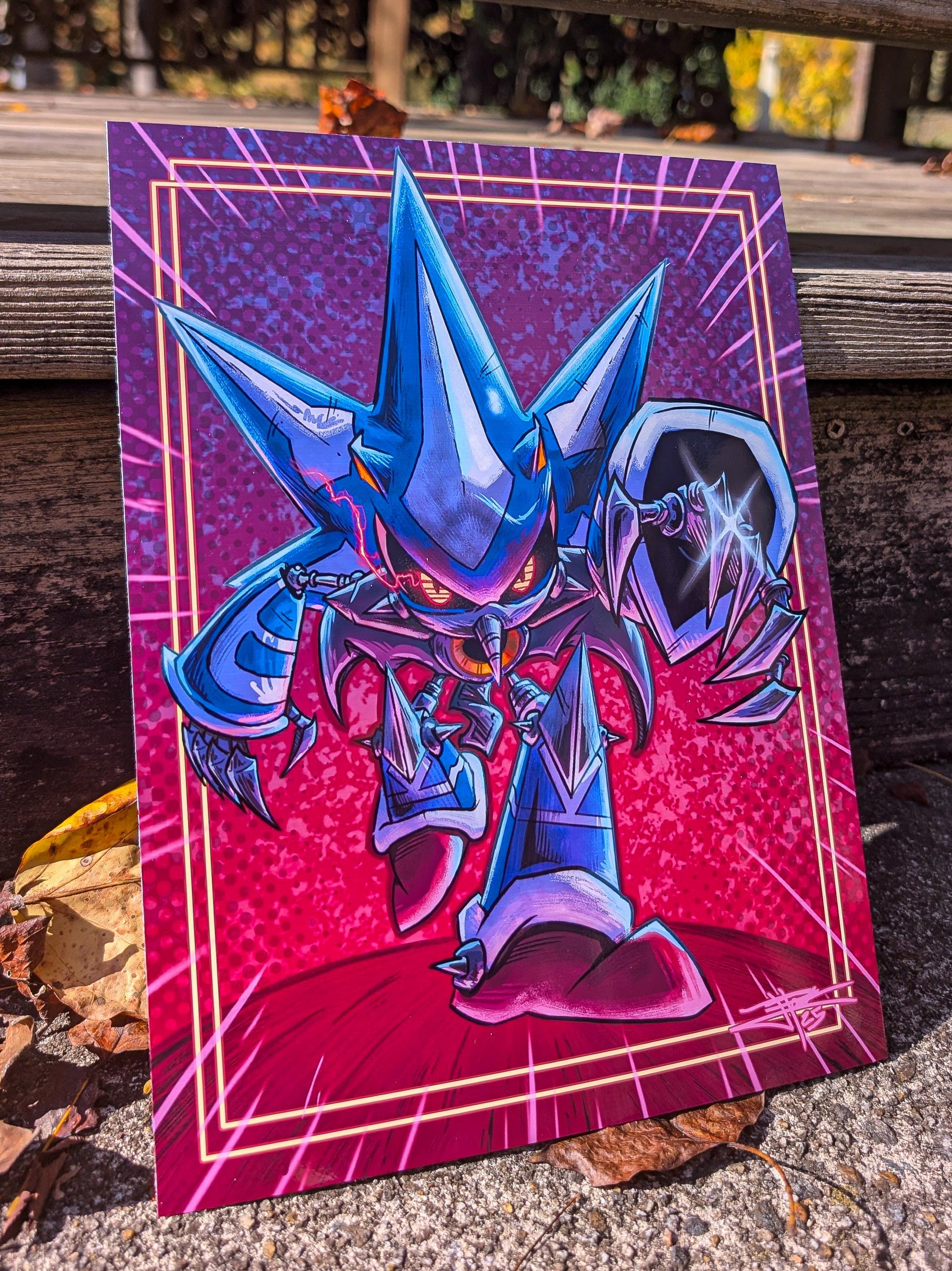 Neo Metal Sonic Poster | Sonic Video Game Art Print - Etsy