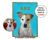 Personalized Pet Poster, Custom Digital Pet Artwork, Unique Pet Portrait, Cat Print from Photo, Custom Pet Image, Pet Sympathy Gift
