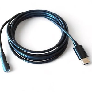 USB C aardkabel 2m met cilindrische stekker