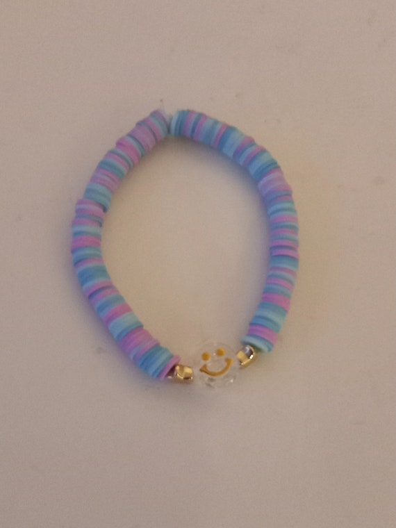 Preppy Bracelet Handmade Accessory Galaxy Clay Bead Bracelet