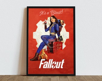 Fallout Lucy Poster - High Quality Canvas Wall Art - Room Decor - Fallout Series 2024, Nuke Cola Poster, Fallout Print, Fallout Wall Art