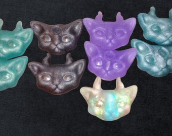 Witchy Epoxy Resin Cat Heads Limit quantity!