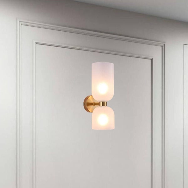 Light Fixture/Mid Century Sconce/Modern Wall Sconce/Interior Lighting/Glass Wall Light/Flush Mount Light/Led Wall Light/Sconce Light Fixture