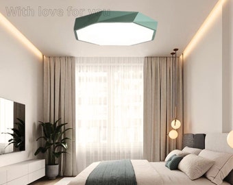 LED Ceiling Lamp/Flush Mount Pendant Chandelier/Ceiling Light LED Fixture/Indoor Hanging Lighting Home/Suspended Industrial Sconce Led light