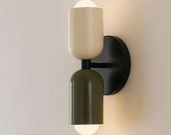Colored Inspired Double Head Wall Sconce/Wall mounted Background Fixture/Decoration Lamp Home/Bedside Color Lamp/Indoor Daily Lighting