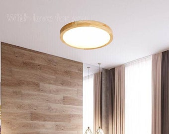 Ceiling LED Chandelier/Pendant Wood Sconce/Round Led lamp/Modern Ceiling Fixture/Suspended lighting/Lighting fixture/Wooden ceiling light