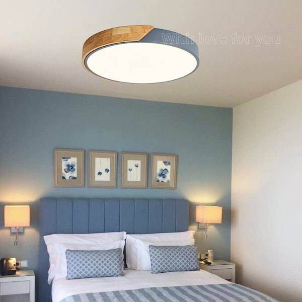 Ceiling Round Led Light/Flush Mount Ceiling Lamp/Mounted Light Fixture/Aisle Lighting/Living Room Pendant Lamp/Dining Area Ceiling Light