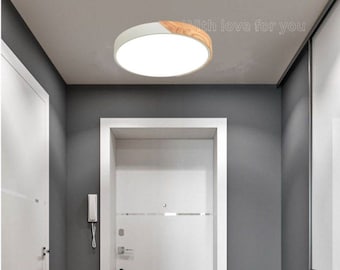 Iluminación LED moderna Accesorio para el hogar/Lámpara de techo montada en superficie/Lámpara LED de techo Dormitorio/Lámpara de techo redonda/Iluminación colgante nórdica