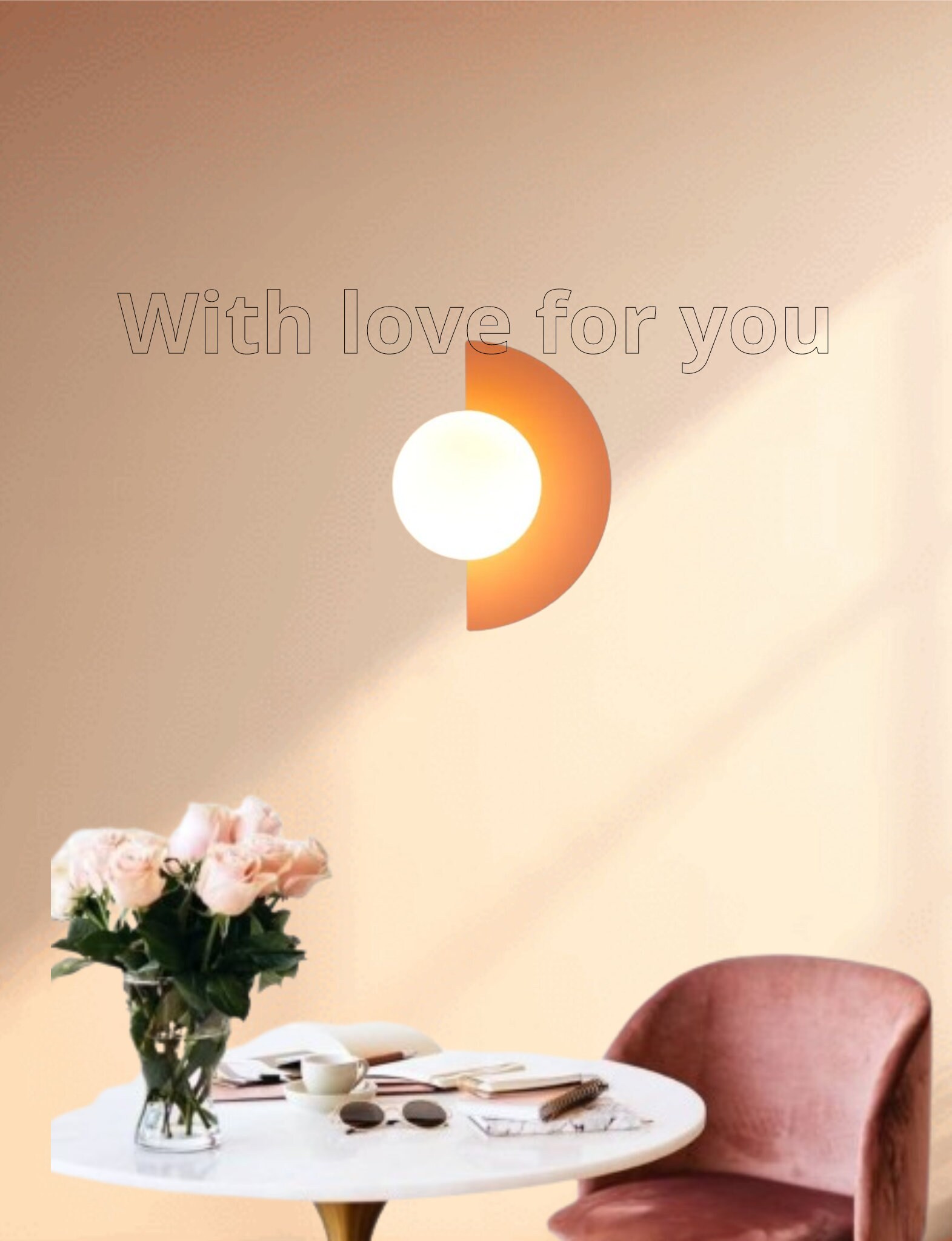 Creative Wall Light/living Room Led Light Fixture/bedside Nordic Wall