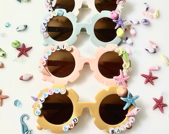 Gafas de sol de fiesta personalizadas para niñas y niños.