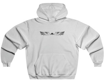 Hawk printed sweatshirt | fiery hawk | white sweatshirt | trendy hoodie | double printed sweatshirt