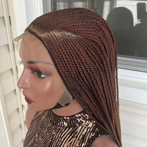 Full Lace  Cornrow Wig With Baby Hair Detail