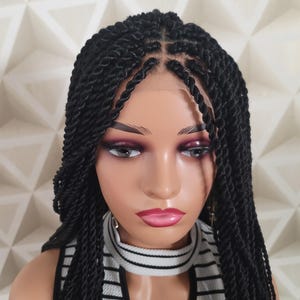 Lace front Braided Wigs for Women, Cornrow Braided Wigs, Full Lace Braided Wig With Baby Hair