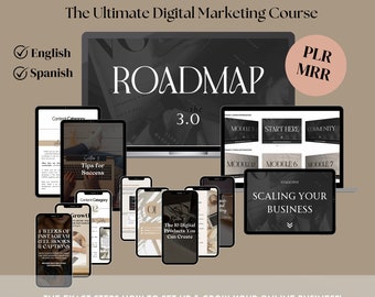 Roadmap 3.0, Digital Marketing Course, Master Resell Rights, MRR Product, Passive Income guide, DFY Course