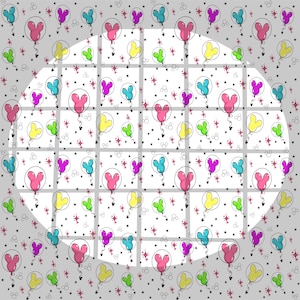 Cute balloons seamless files