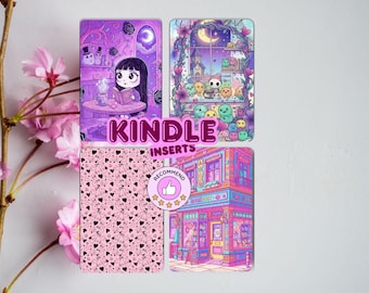 Cute Kindle Insert: Choose Your Vibe & Size, Decorative Inserts for Kindle Paperwhite and Basic