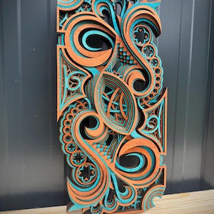Handgefertigtes Wandmandala aus Holz - einzigartige geometrische Wanddekoration, Boho, Zen-Stil, originelles Kunsthandwerk