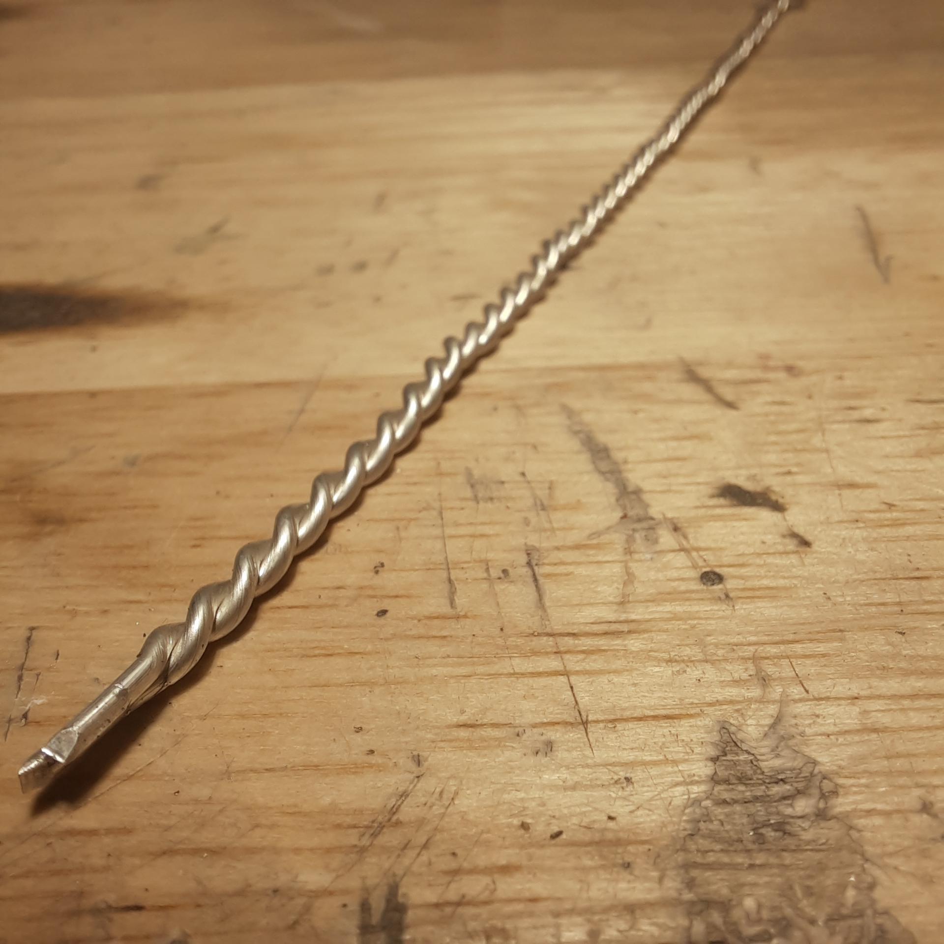 Sterling Silver Shimenawa Necklace With Shide Streamers on