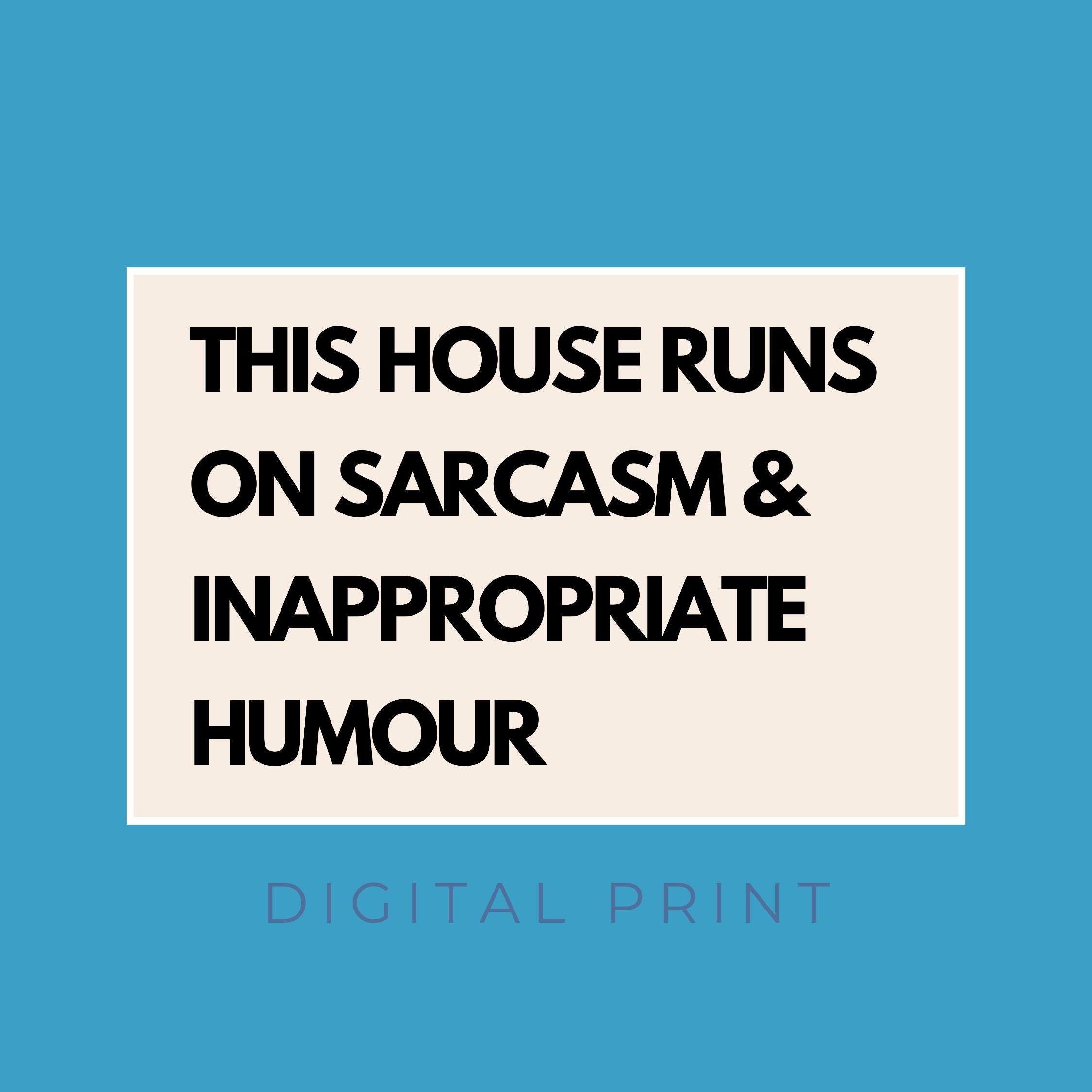 Tongue in Peach Funny Quote Print | Home Prints | My Life Is A Romantic Comedy | Aesthetic Wall Art Silly Quotes | A4 A3 A5 *FRAME NOT INCLUDED* - PBH145