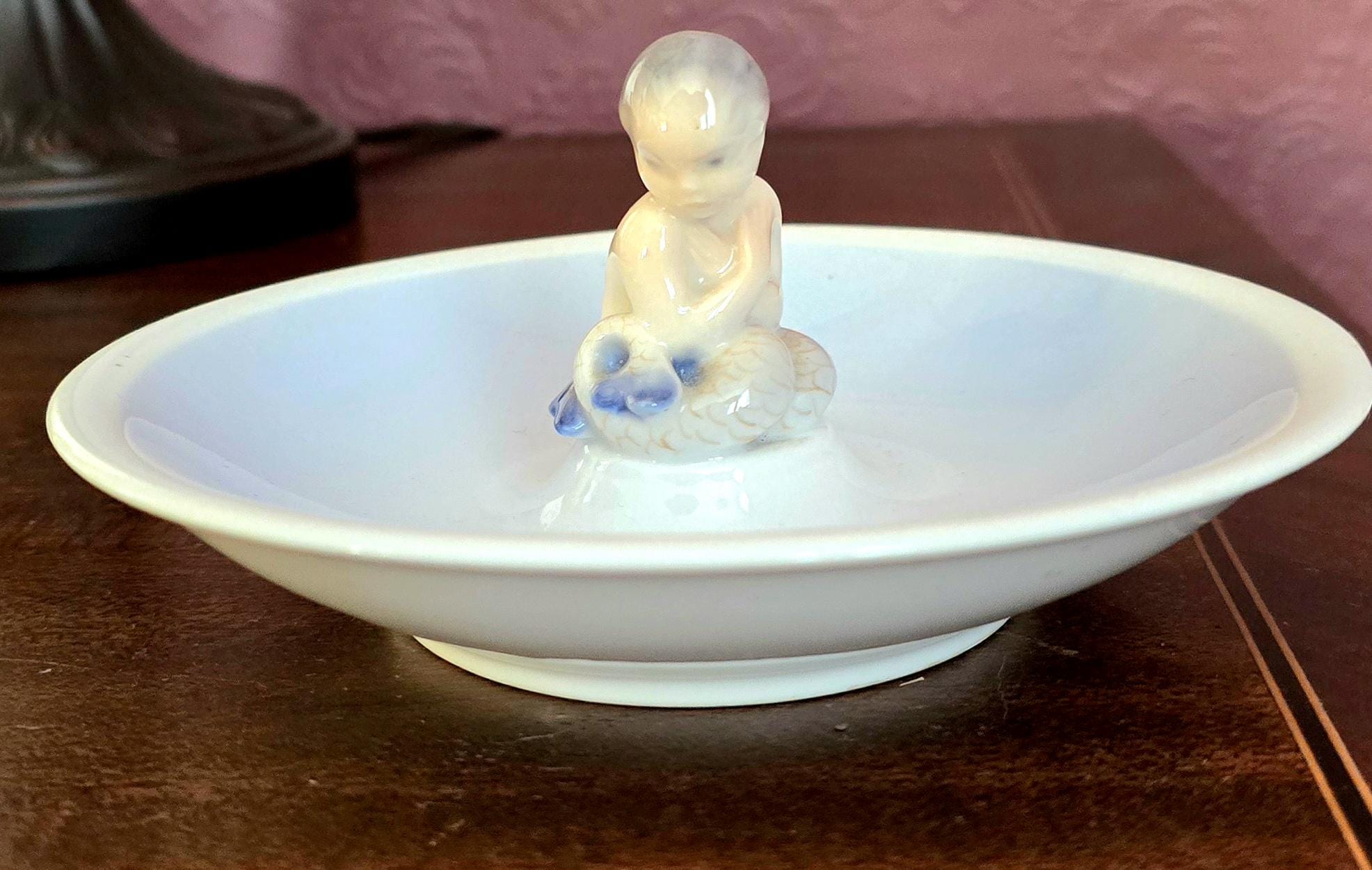 Vintage Porcelain Mermaid Figurine - Etsy