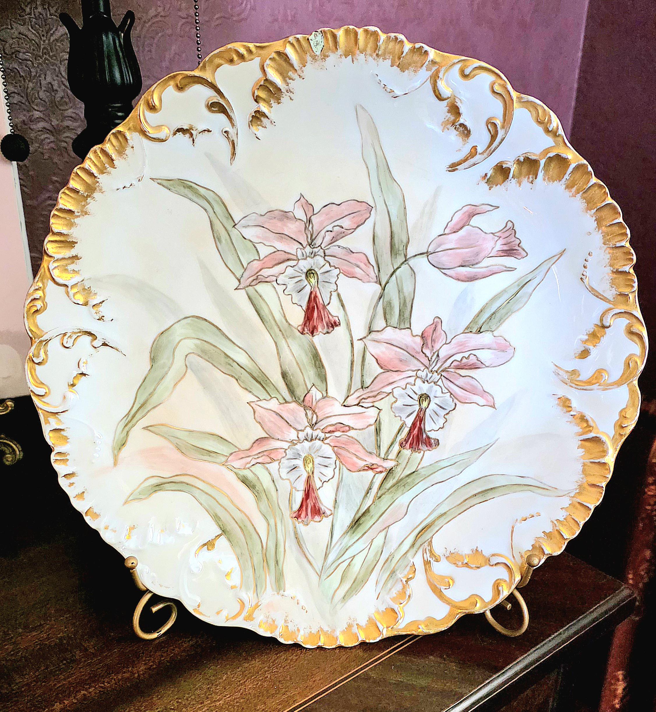 Limoges Painted Plate - Etsy