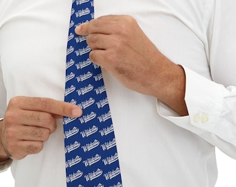 Kentucky Blue Necktie, UK Wildcats Tie, Gift for Dad, Kentucky Blue Tie