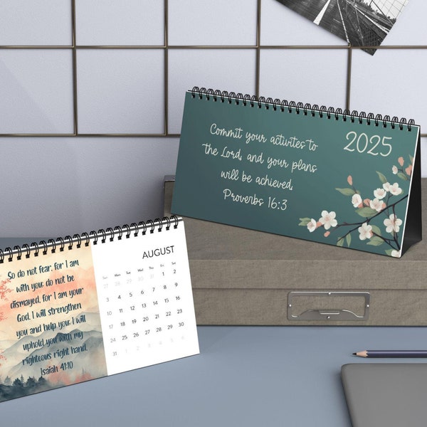 Bible Verse Desk Calendar Etsy Bible Verse Desk Calendar Etsy