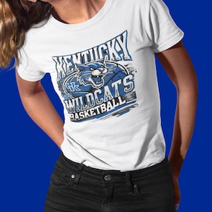 Kentucky Wildcats Basketball Tshirt, UK Wildcats Sports Tee, College Basketball Shirt, University of Kentucky Athletic Tee, Wildcats Fan