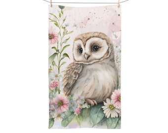 Hand Towel Owl Towel Towel for Bathroom Towel for Kitchen