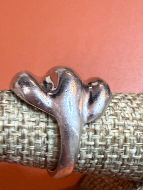 Authentic Native American Modernist Ring Signed N… - image 3