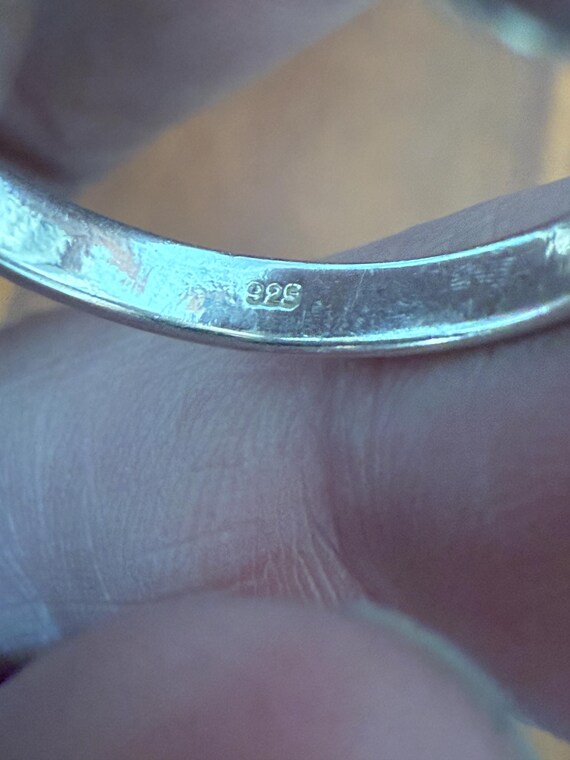 Sterling Silver Brutalist Bubble Ring, Size ~7.5 … - image 7