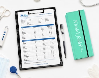 Custom Heat Press Tri‑Fold Nurse Clipboard PP Plastic Letter Size Folding Board for Medical Notes Personalized Nursing Gift