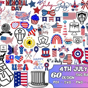 4th of July SVG Bundle,July 4th SVG, fourth of july svg, independence day svg, patriotic svg.