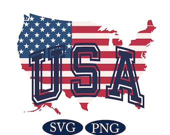 USA Flag SVG: Patriotic Stars and Stripes (Digital Download)