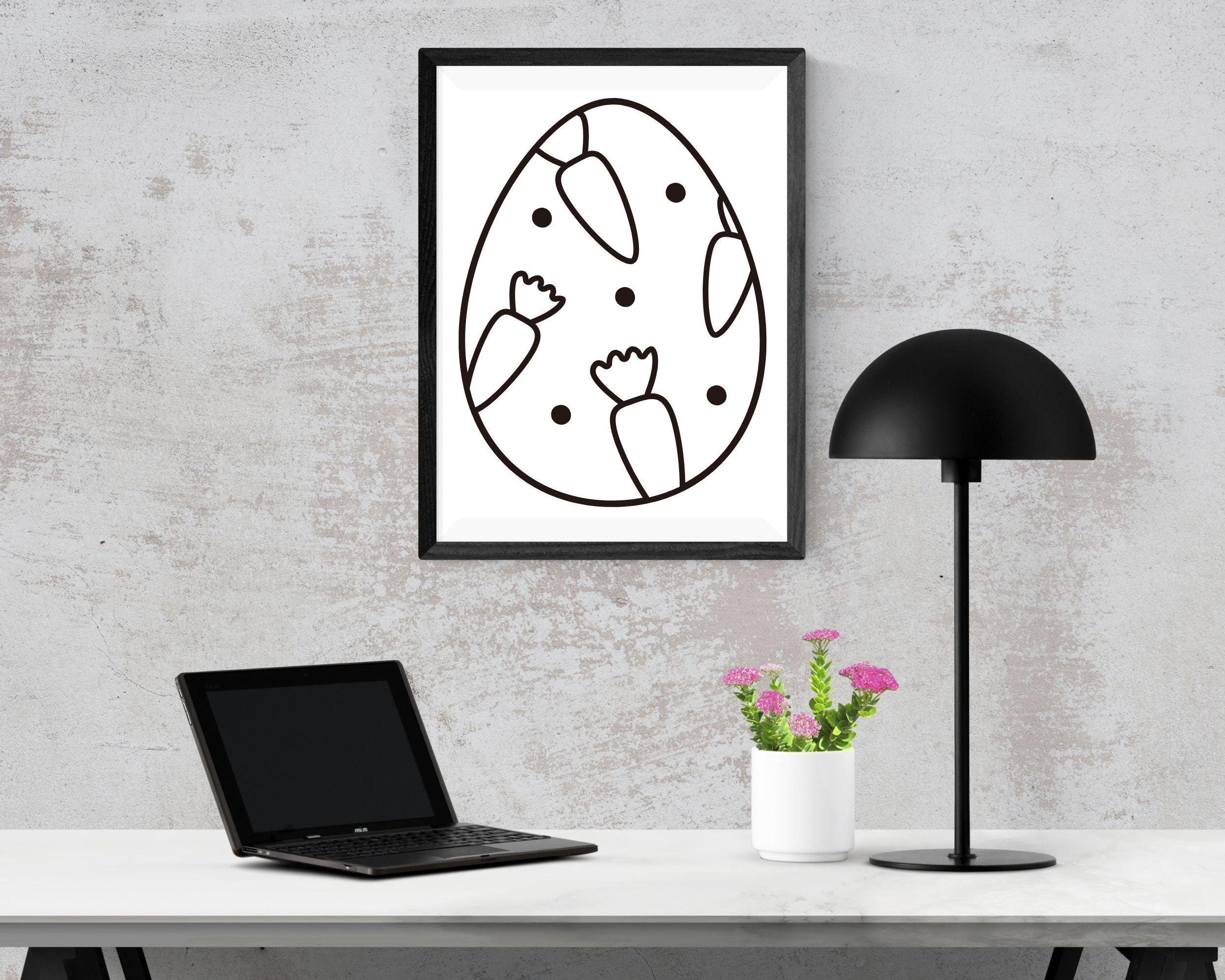 Easter Egg Bundle SVG Files | Easter Cut Files | Easter Egg Silhouette ...