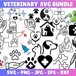 Veterinarian SVG Bundle\ Animals Svg\ Pet Doctor Svg\ Doctor Svg\ Animal Doctor Svg\ Dog Svg\ Cat Svg\ Small Animals Svg\ Cricut Svg