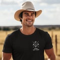 Men's T-Shirt Dad personalized with children's names Father's Day gift year of birth for dad father product logo